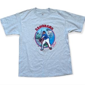 VINTAGE 2007 CARLOS ZAMBRANO CHICAGO CUBS TEE